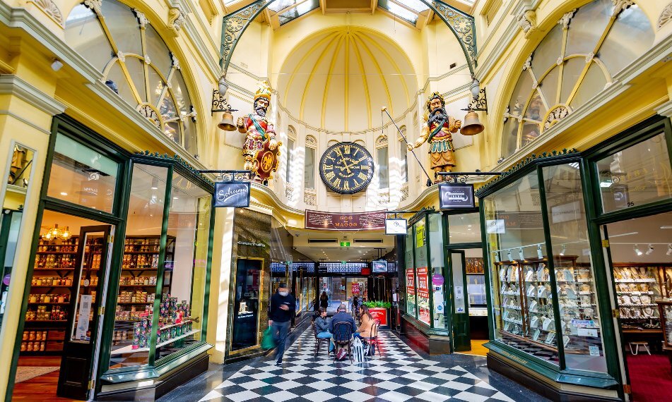 Melbourne iconic shopping spots City of Melbourne image