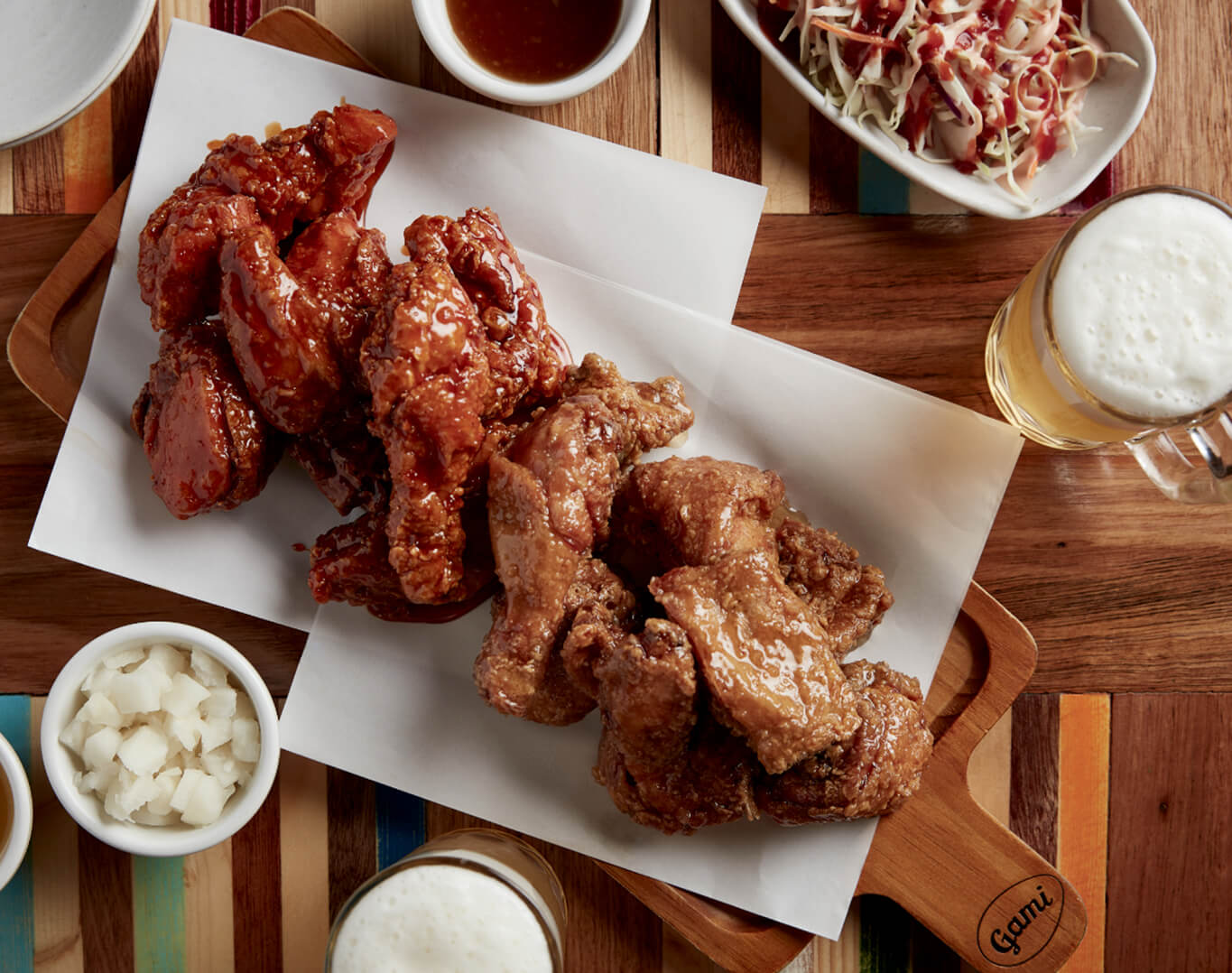 Yes, Korean-style Gami chicken has its own secret recipe.